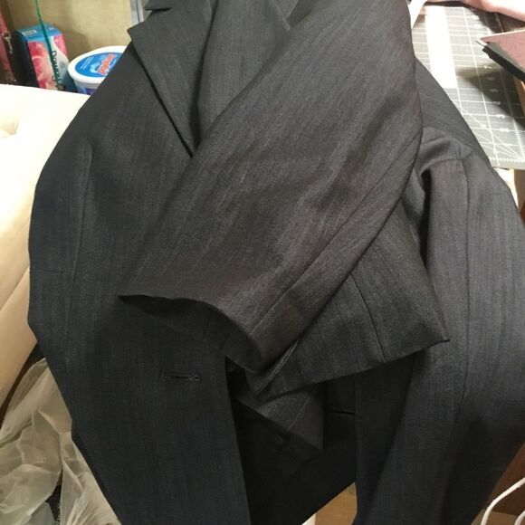 NWOT. Jones Studio Women’s Charcoal Blazer/Dress Jacket Sizes 12 and 14 - Picture 14 of 15